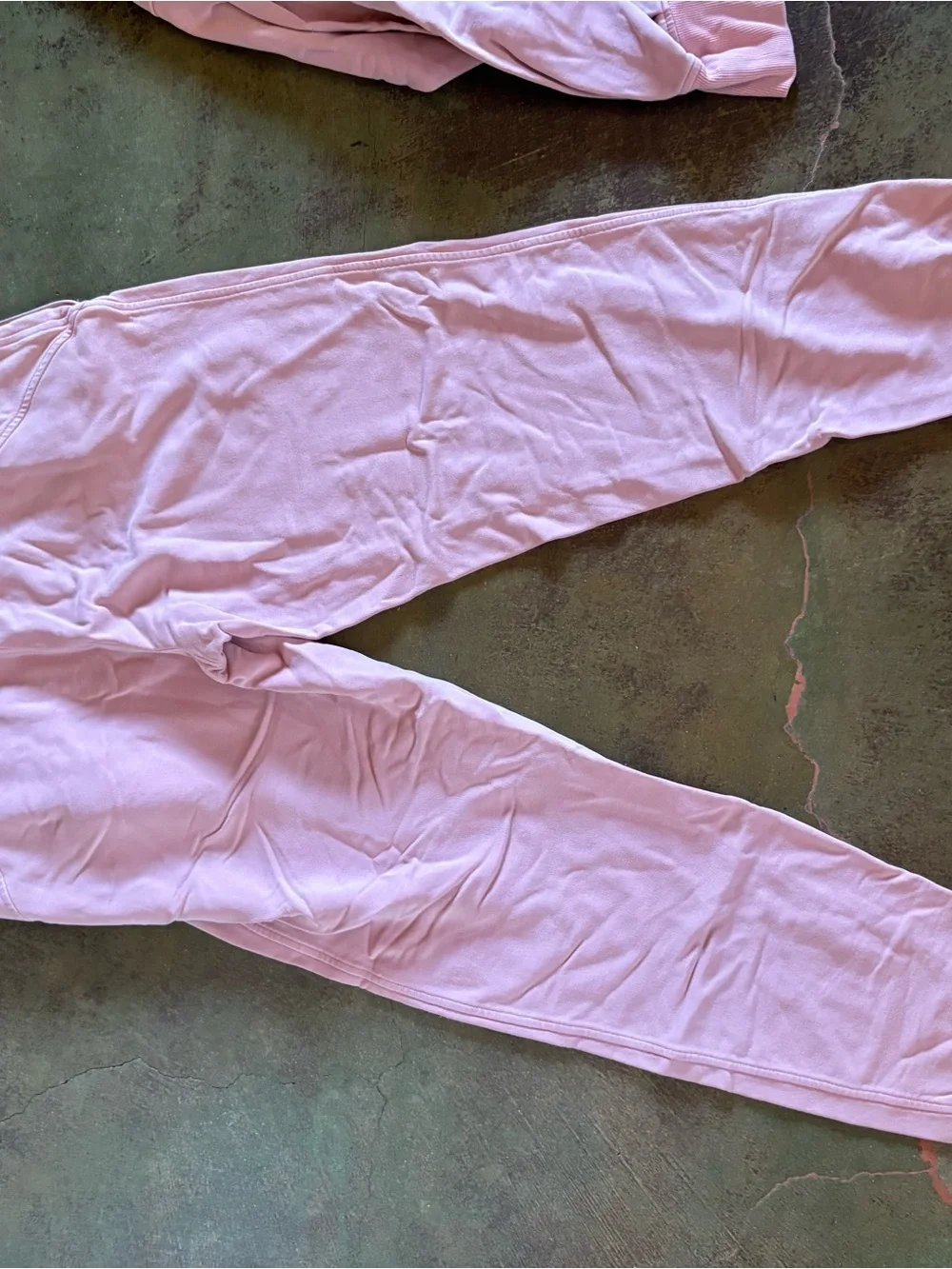 Athleta Pink Jogger Sweat Matching Set